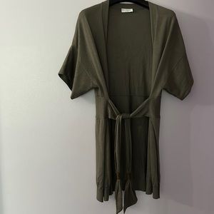 Brunello Cucinelli Cashmere Short Sleeved Cardigan, Size M